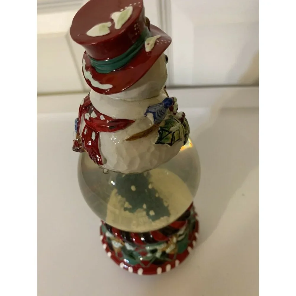 Tracy Porter Musical Snow Globe Jolly‎ Ol Snowy Snowman